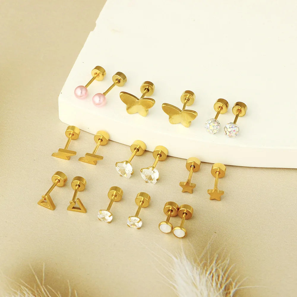 Tiny Elegant Bloom Studs